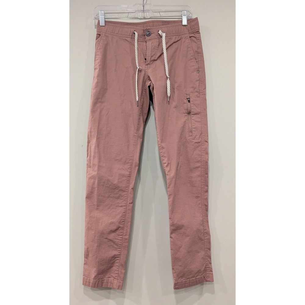 Vuori Ripstop Organic Cotton Pants In Terracotta Size XS